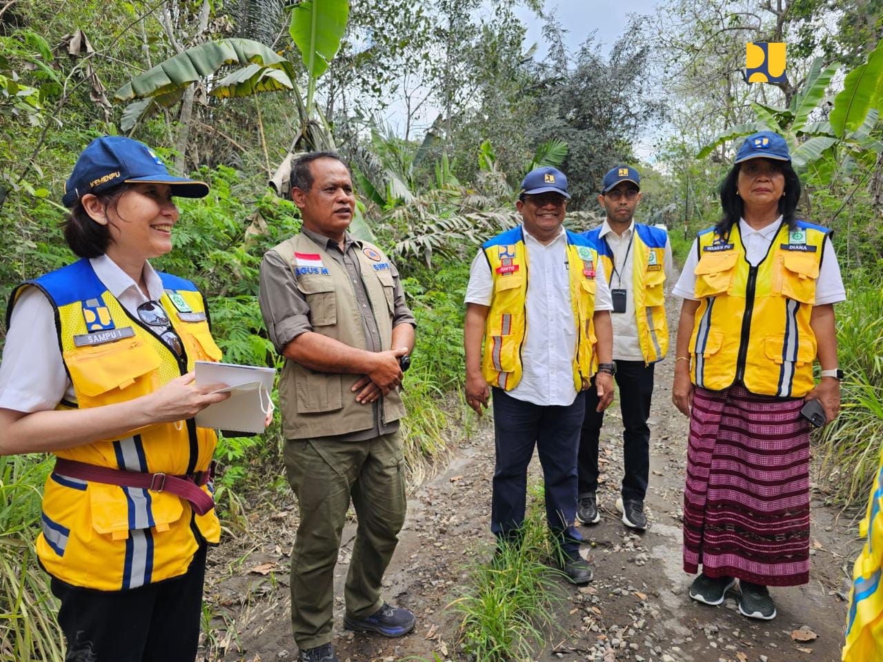 Kementerian PU Bangun Fasum-Fasos Untuk Huntap dan Huntara Warga Terdampak Erupsi Gunung Lewotobi Laki-Laki