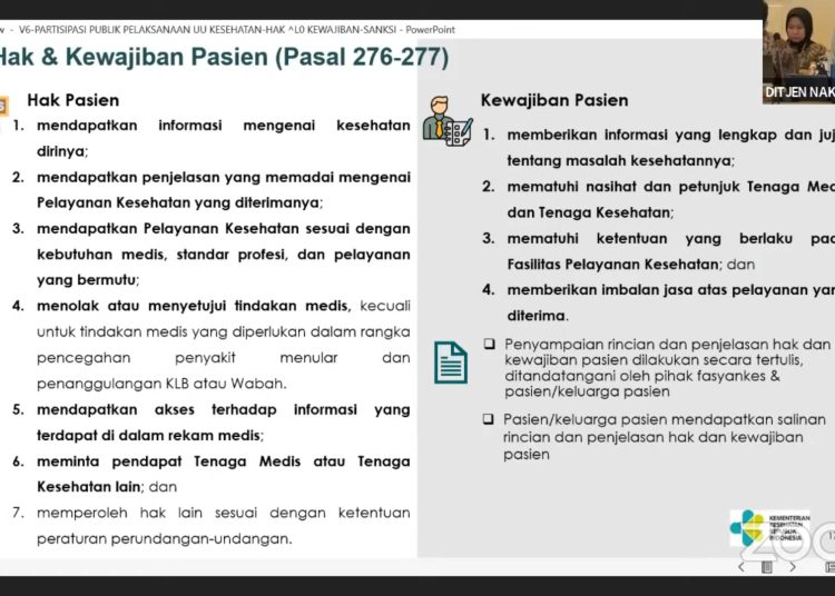 Pengaturan Hak dan Kewajiban Tenaga Medis, Tenaga Kesehatan, dan Pasien dalam UU Kesehatan