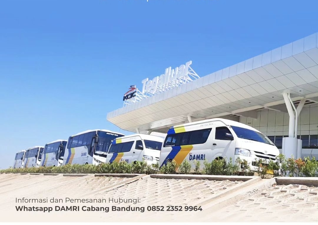 Layanan Gratis Shuttle Bus DAMRI di Stasiun Tegalluar Bandung Hari Ini!