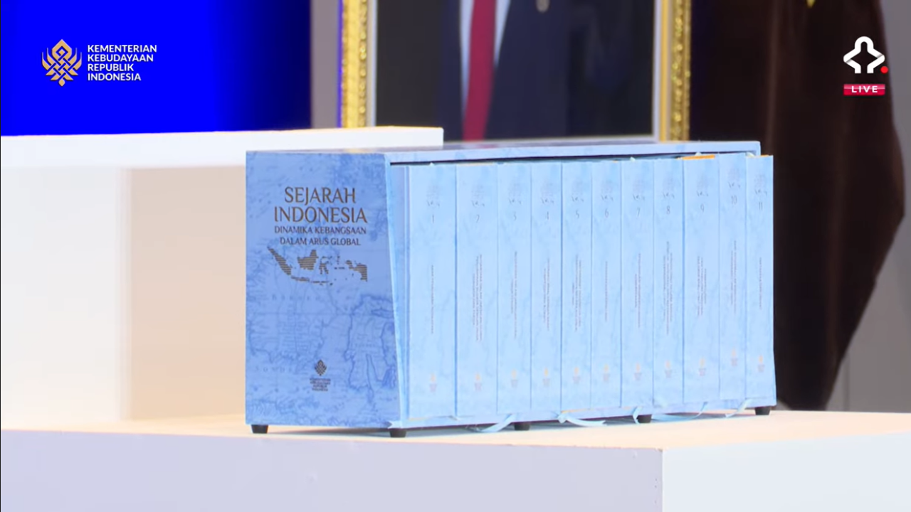 10 Jilid Buku Penulisan Sejarah Indonesia yang Dirilis Fadli Zon, Tebalnya Capai 7.958 Halaman