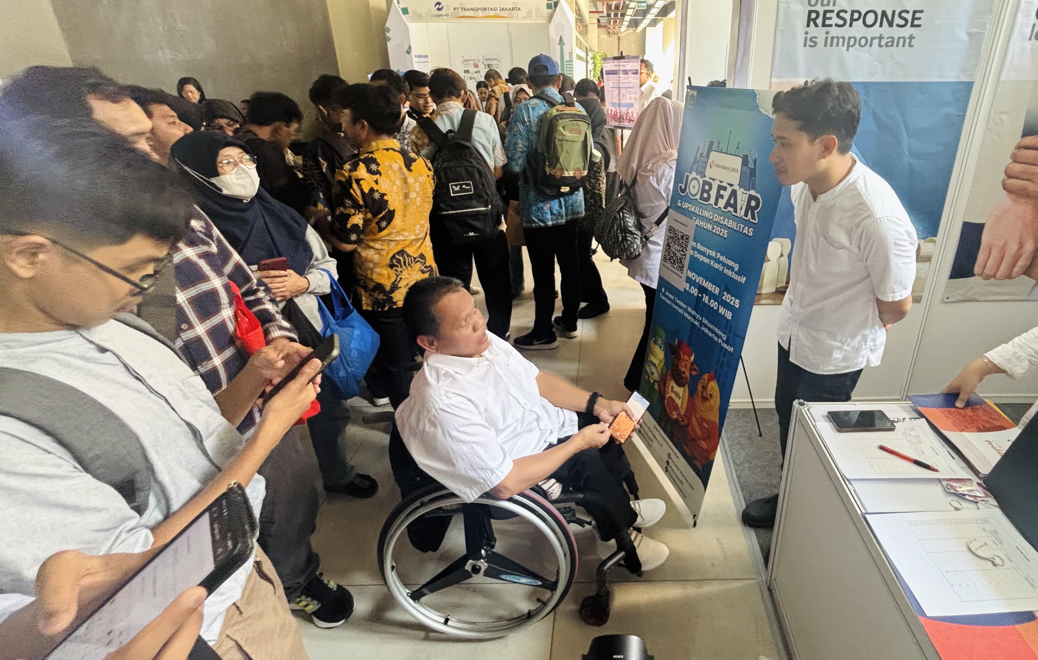 INFO LOKER! Jobfair Disabilitas 2025 Dibuka di TIM, 21 Perusahaan Siapkan 107 Lowongan