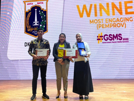 Pemprov DKI Jakarta Raih Dua Penghargaan dalam GSMS Award 2022