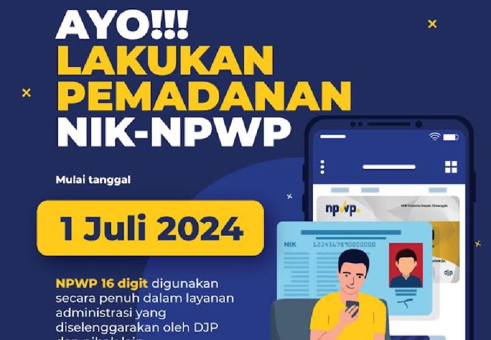 Cara Mudah Pemadanan NIK dengan NPWP, Ditunggu Sampai Juni 2024