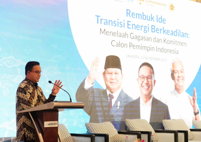 Rembuk Ide Transisi Energi Berkeadilan: Anies Gagas Lembaga Khusus Perubahan Iklim