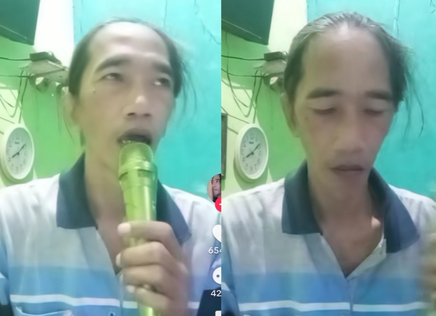 VIRAL! Wajahnya Mirip Jokowi, Video Pria yang Hobi Karaoke Ini Tembus 10 Juta Views