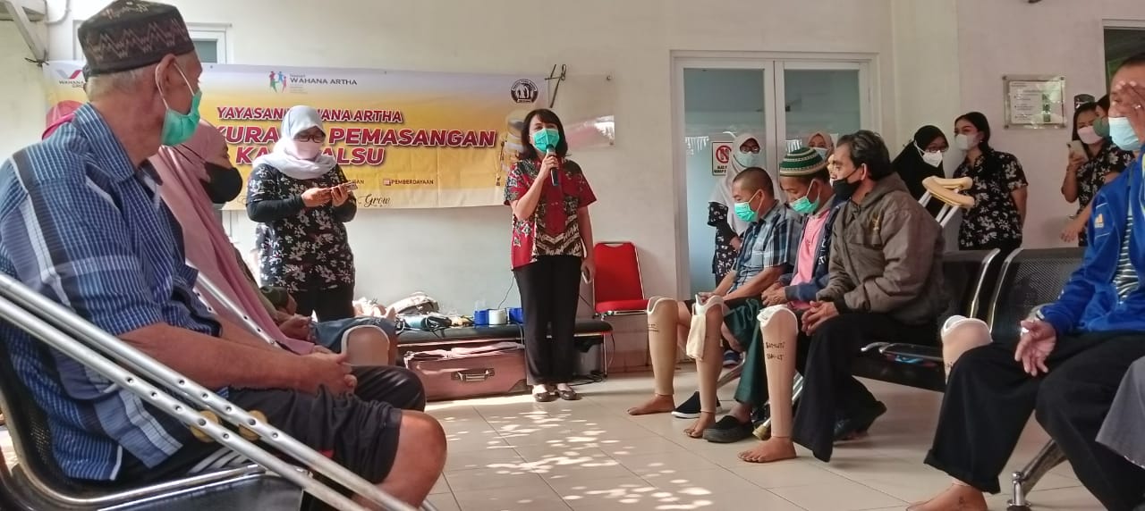 Jelang HUT ke-50, Wahana Artha Group Bagi-bagi 50 Kaki Palsu Untuk Para Disabilitas