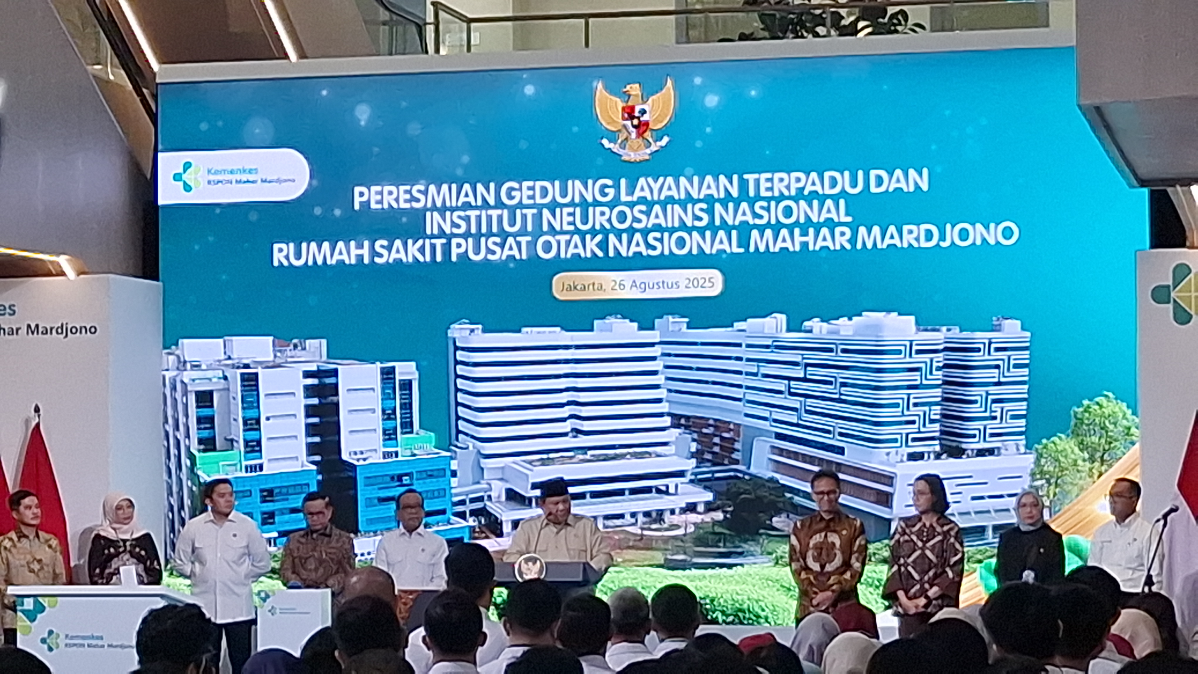 Puji Fasilitas RS PON Mahar Mardjono, Prabowo: Bagus, Tak Kalah dengan RS di Luar Negeri