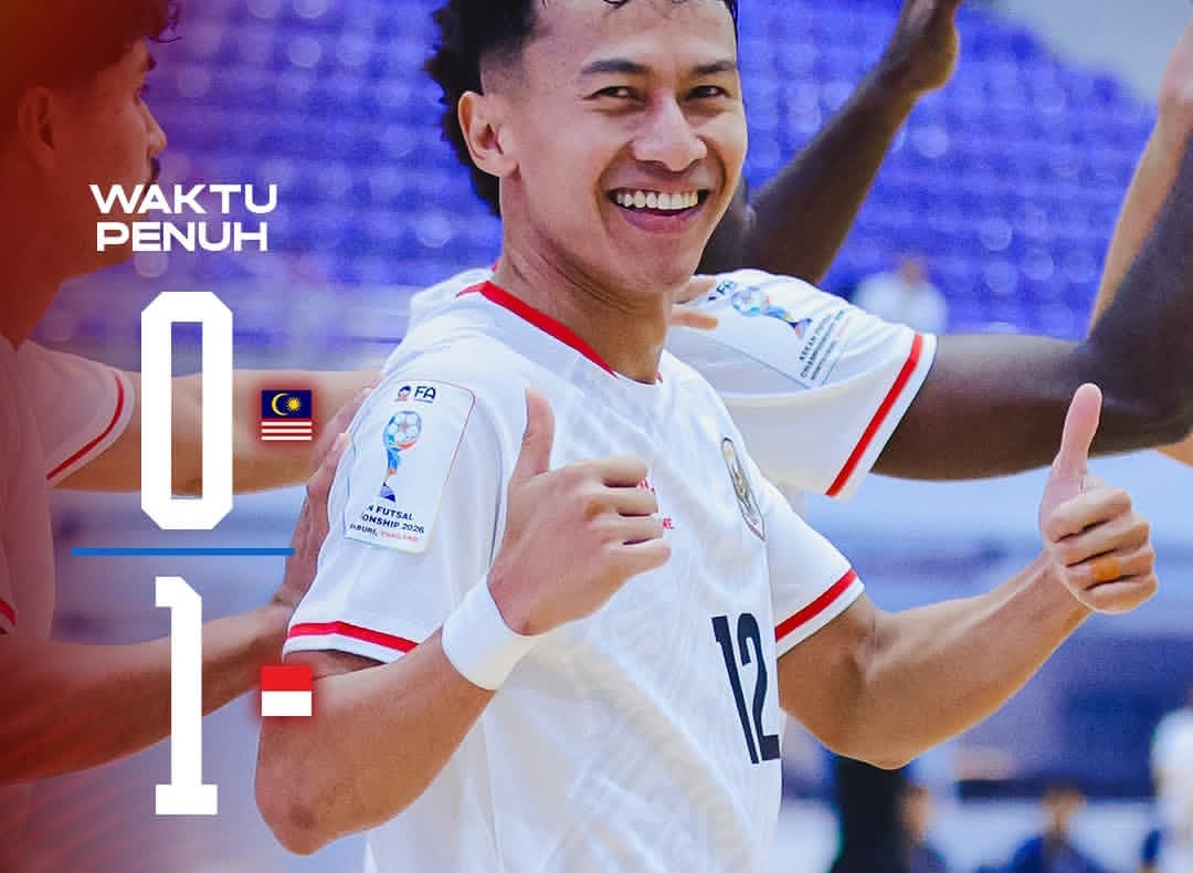 Timnas Futsal Indonesia Tekuk Malaysia 1-0, Lolos ke Semifinal AFF 2026
