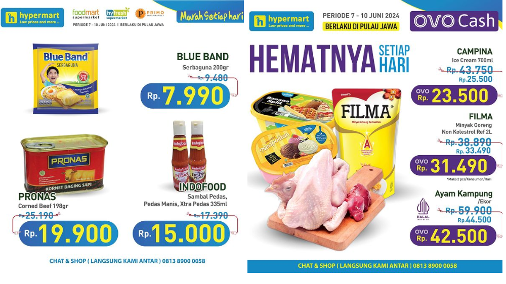 SERBU! Katalog Promo Hypermart Hari ini 7 Juni 2024, Filma Minyak Goreng Cuma Rp31 Ribu