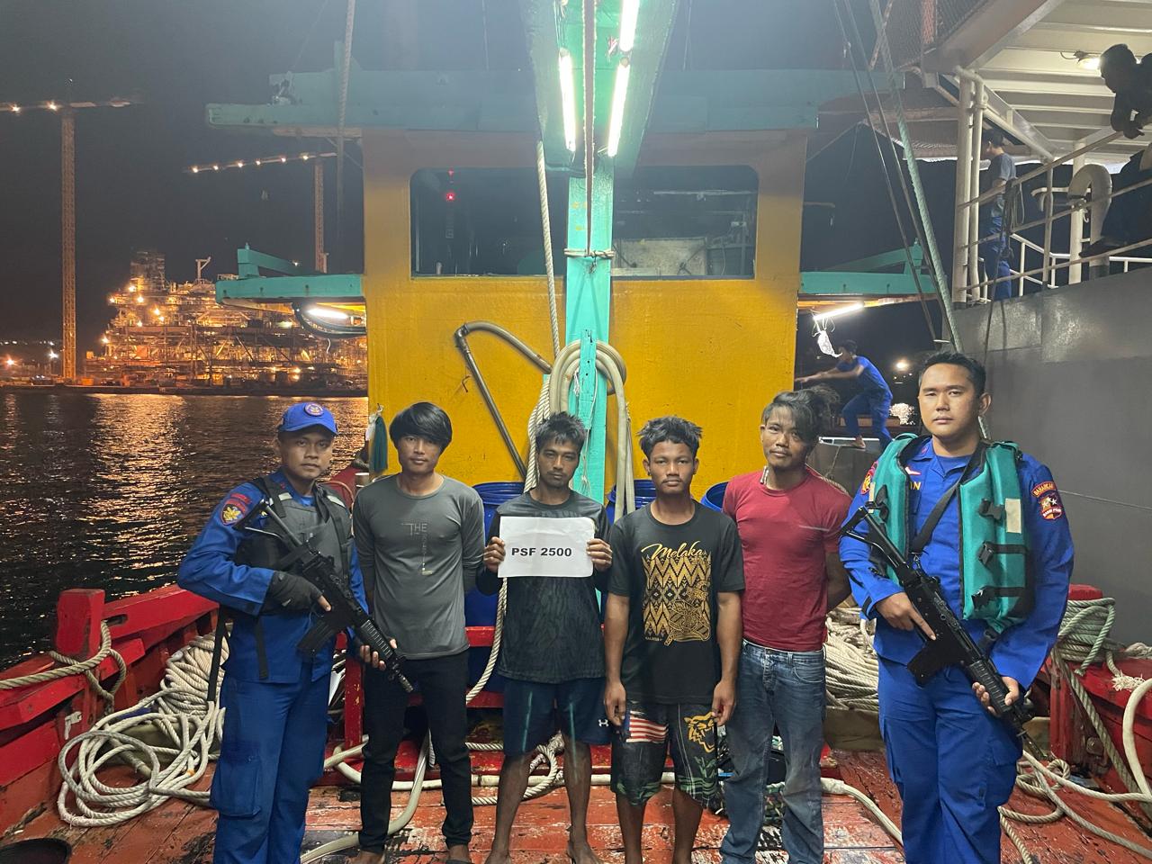 Kapal Berbendera Malaysia Ditangkap Polri di Perairan Selat Malaka