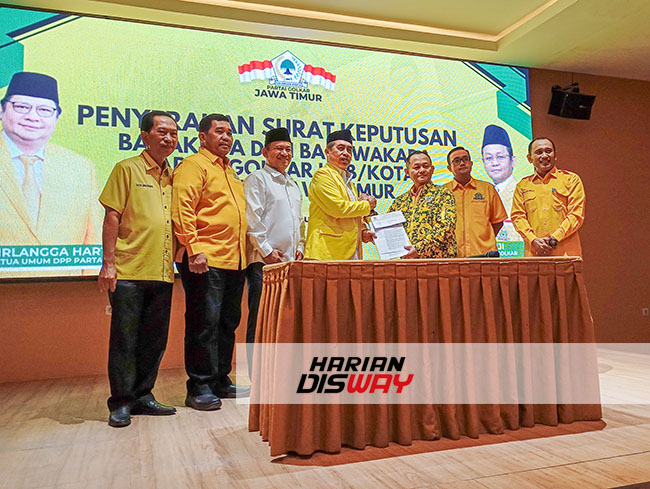 Golkar Sudah Terbitkan 18 Surat Rekomendasi untuk Pilkada Jatim, Surabaya dan Sidoarjo Masih Proses