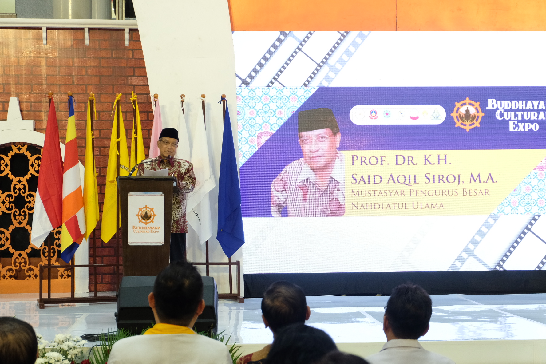 Prof. Dr. Kh. Said Aqil Siroj, M.A. Hadiri Pembukaan Buddhayana Culture Expo 2023 yang Majelis Buddhayana Indonesia (MBI) Cabang Surabaya