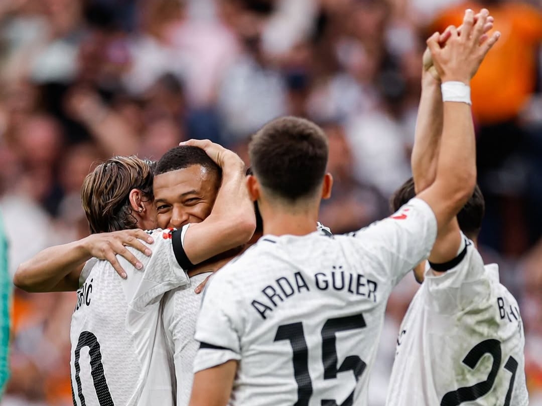 Rating Pemain Real Madrid Paska Bungkam Sociedad 2-0, Kylian Mbappe Bersinar