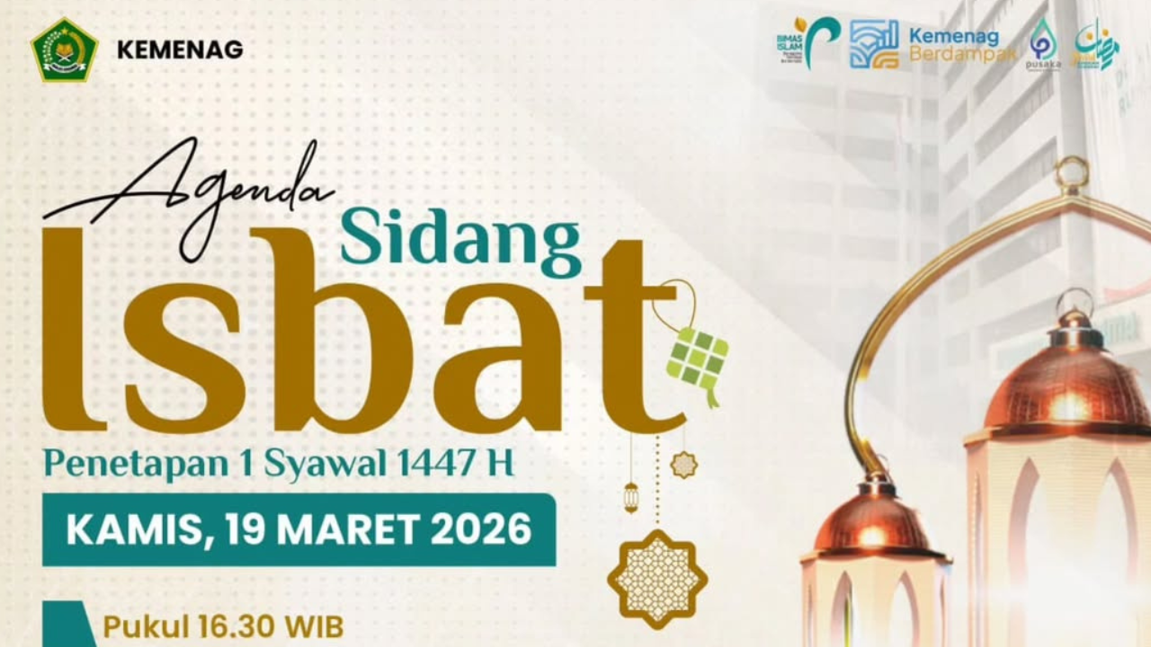 3 Agenda Sidang Isbat Penetapan 1 Syawal 1447 H yang Digelar Kemenag Hari Ini