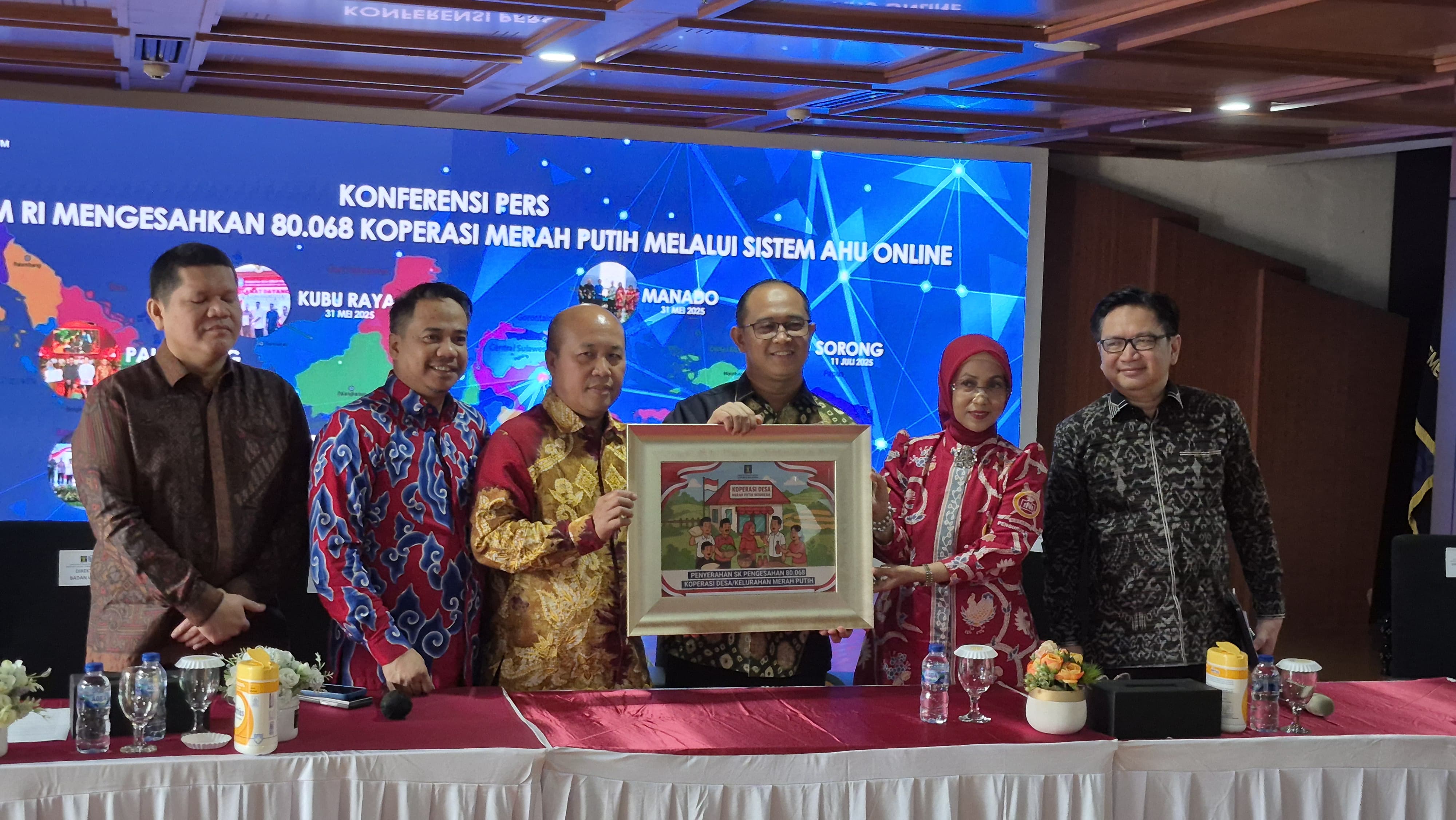 Jelang Diresmikan Presiden, 80.068 Koperasi Merah Putih Resmi Disahkan Kemenkumham