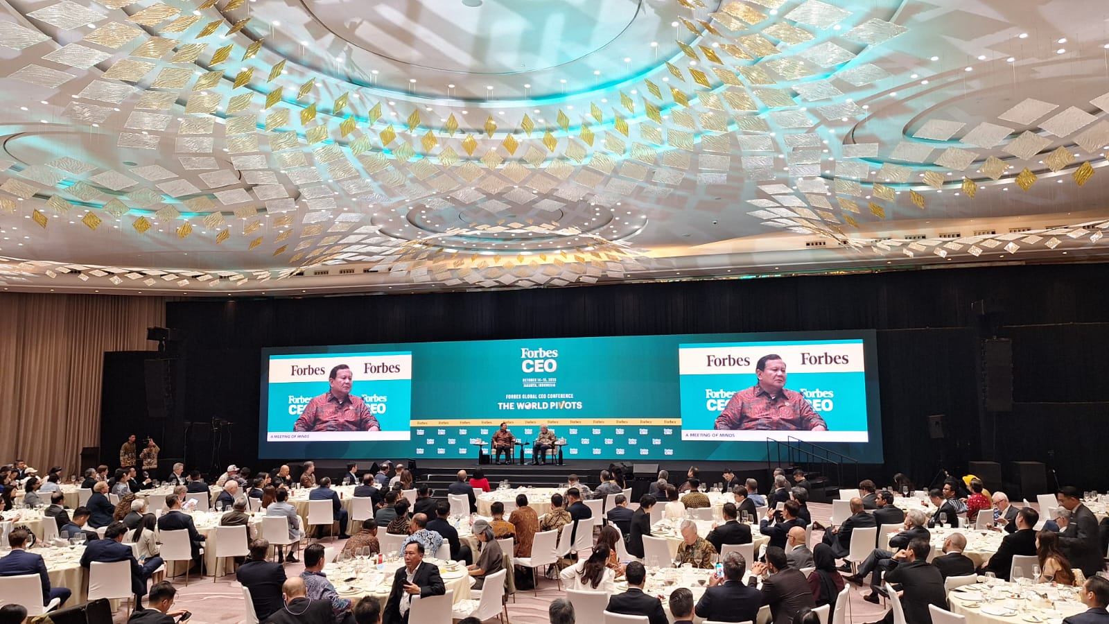 Di Forum Forbes, Prabowo Ungkap Capaian Program Makan Bergizi Gratis Indonesia