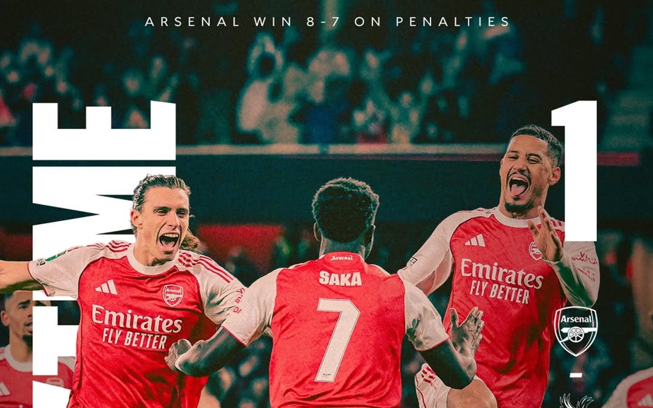 Lacroix Apes Banget! Bunuh Diri, Gagal Penalti, Arsenal Lolos ke Semifinal Piala Liga