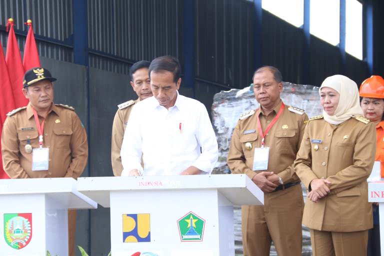 Jokowi Resmikan TPA Griya Mulyo Jabon 