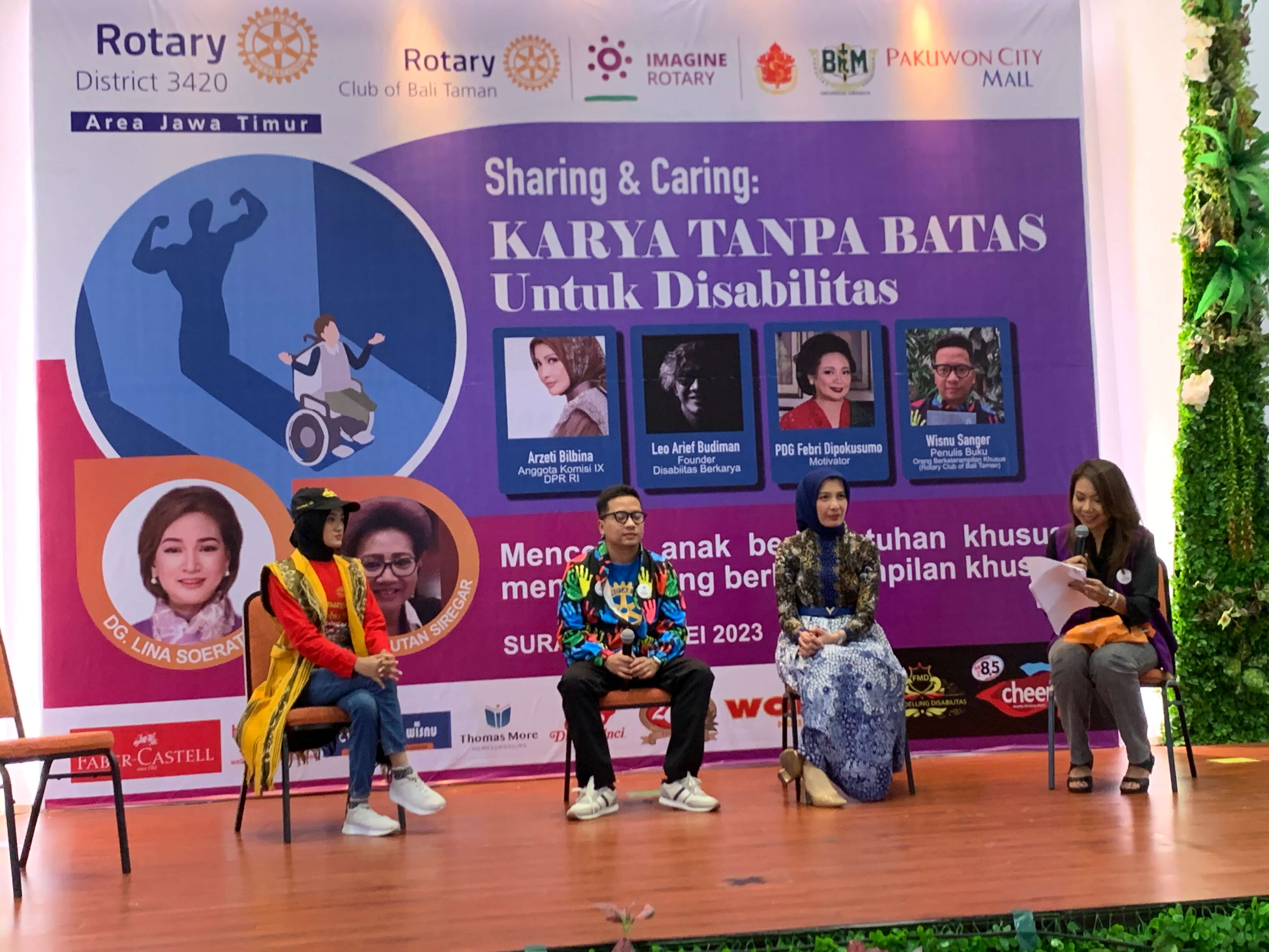 Rotary Surabaya Berikan Panggung Untuk Anak Disabilitas Berkarya