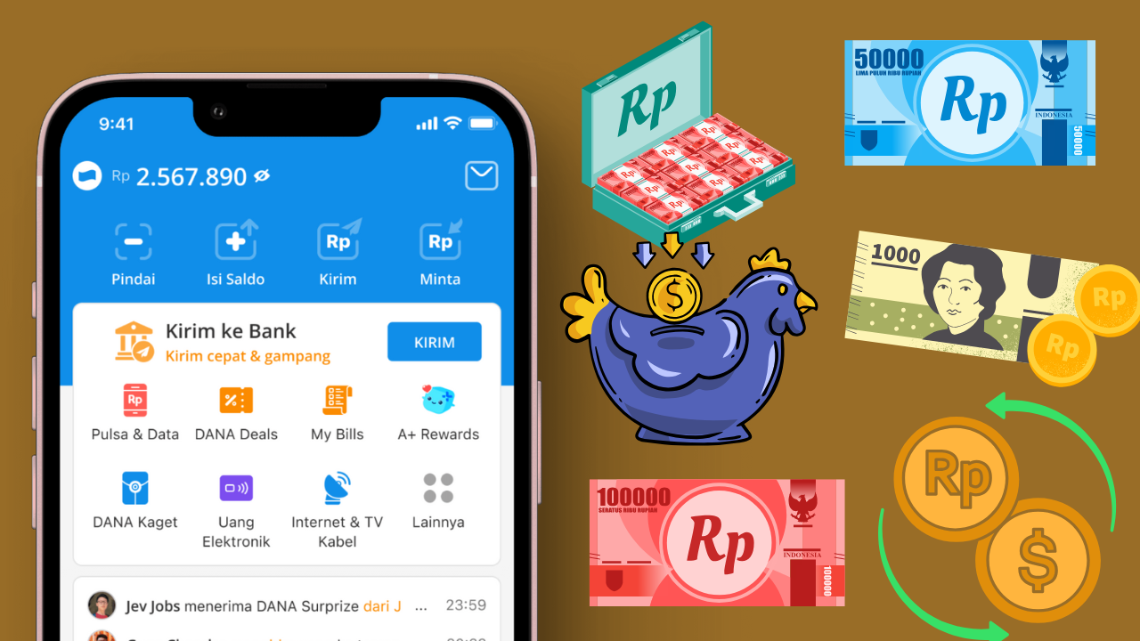 Nomor HP Kamu Dapat Saldo DANA Gratis Rp292.000 ke Dompet Digital Siang Ini, Cek Cara Ambilnya