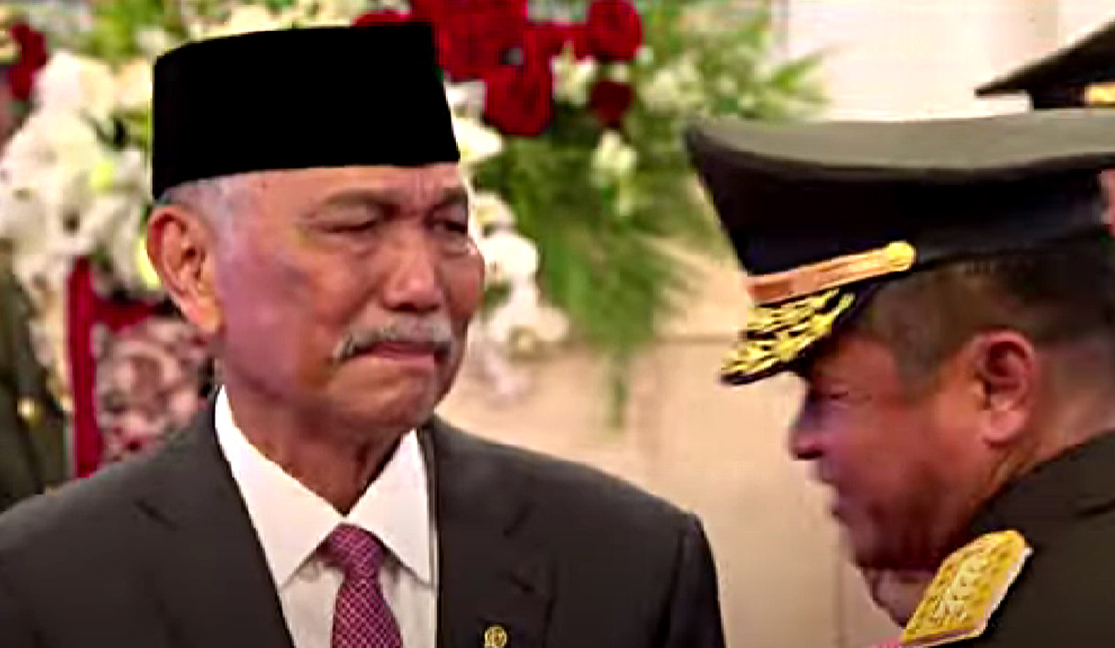Air Mata Luhut di Pelantikan Jenderal TNI Maruli Simanjuntak
