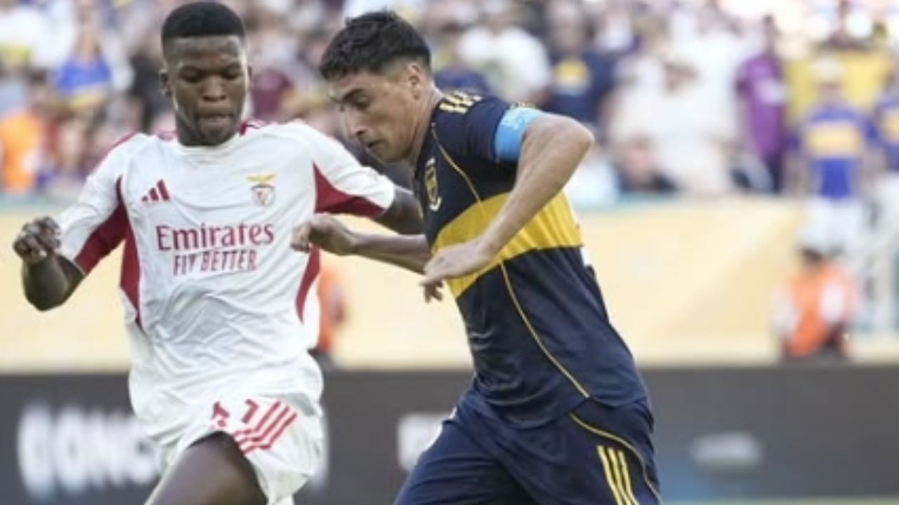 Boca Juniors vs Ditahan Imbang Benfica di Laga Penuh Kartu Merah, Di Maria-Otamendi Masih Menyala