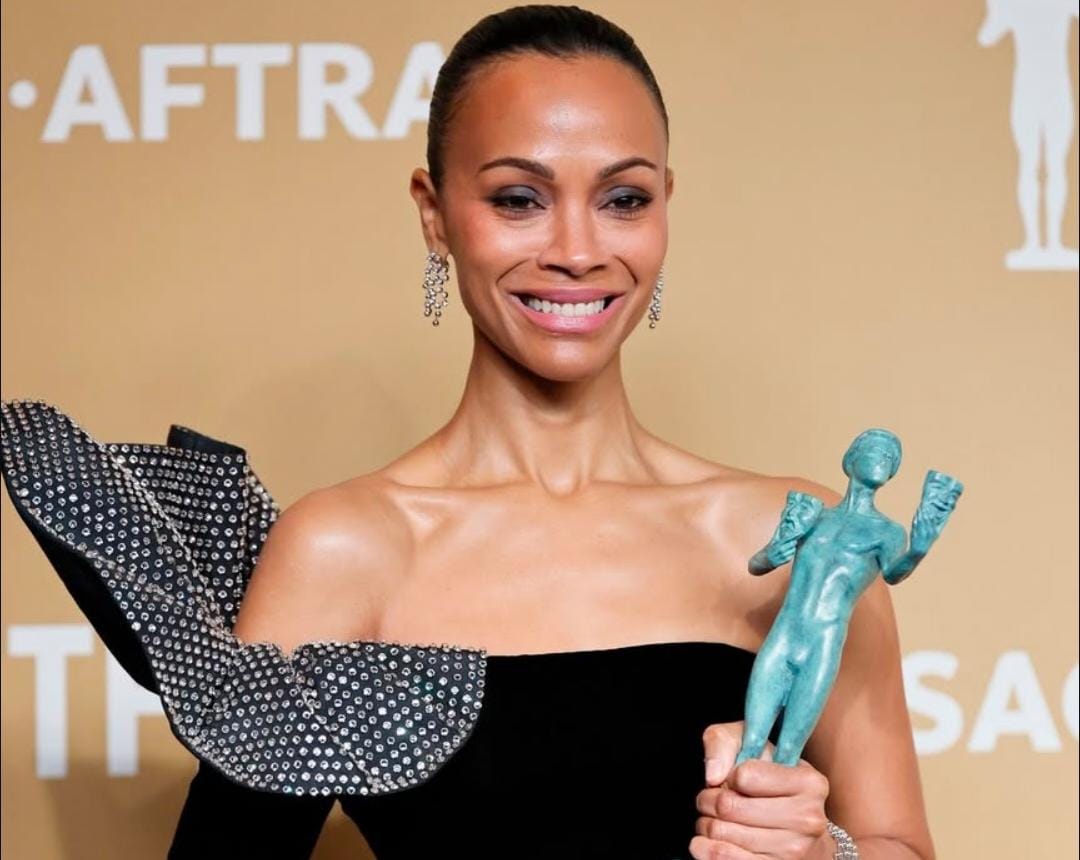 Zoe Saldana Sabet SAG Awards 2025, Peluang Menang Oscar Menguat