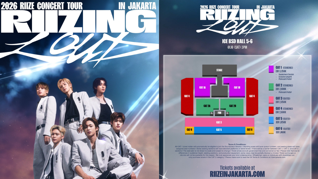 Daftar Harga Tiket Konser RIIZE di Indonesia 2025, Paling Murah Rp1,4 Juta
