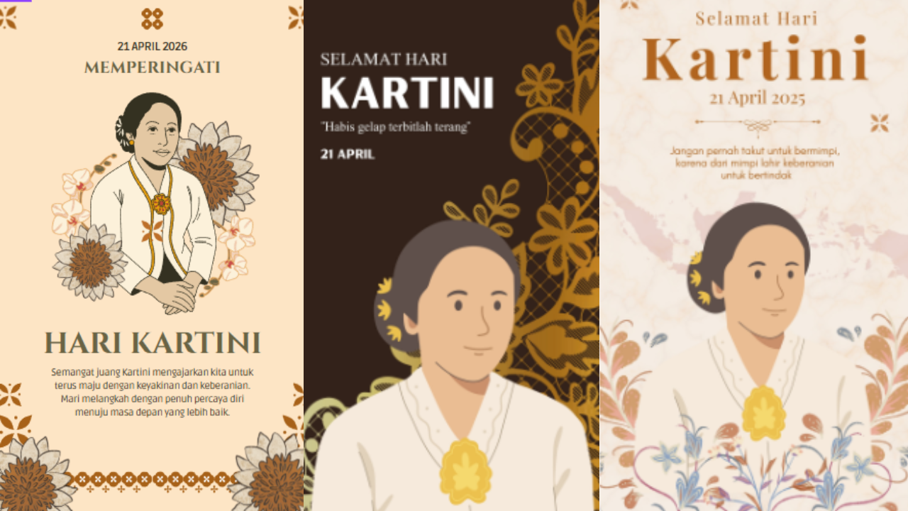 40 Poster Hari Kartini 2026 Gratis dan Siap Unduh, Desain Menarik dan Bermakna 