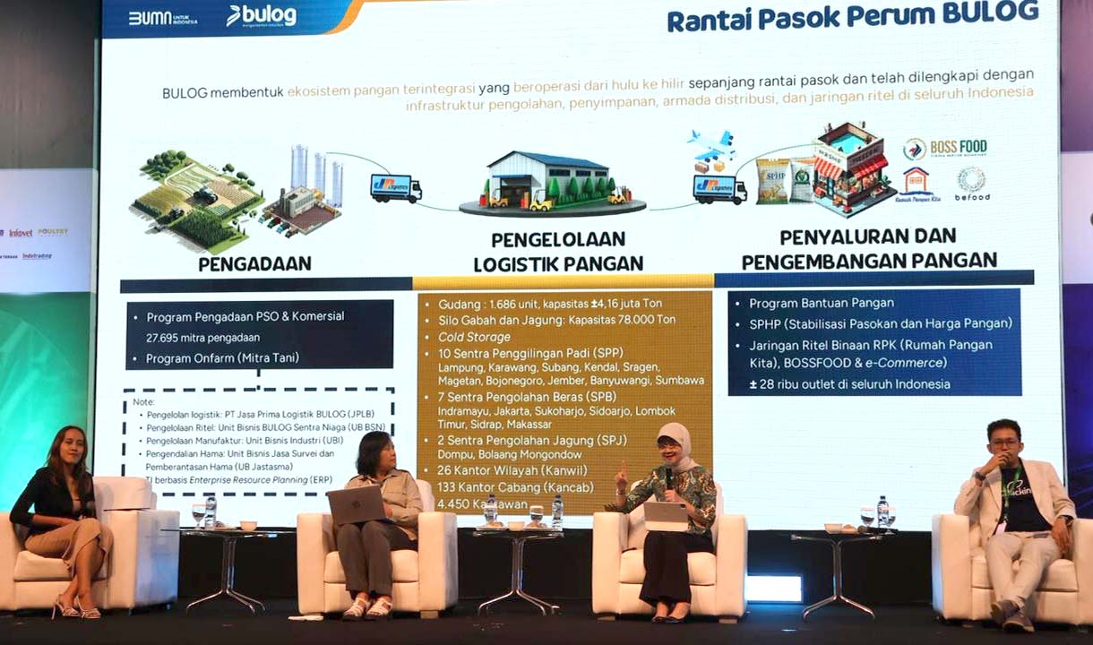 BULOG Dorong Generasi Muda Menjadi Pelaku Rantai Pasok Pangan pada Nusantara Food Summit 2025