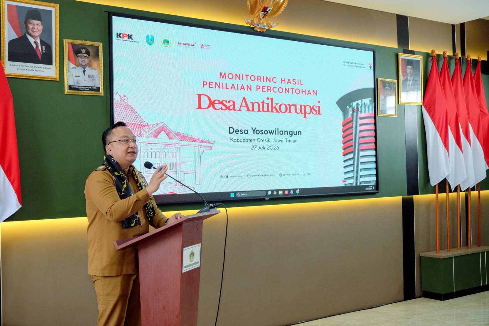 Dari Yosowilangun, Gresik Ingin Tularkan  Desa Antikorupsi