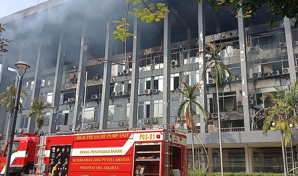  Pekerja Bangunan di Gedung Bakamla Diperiksa Kepolisian