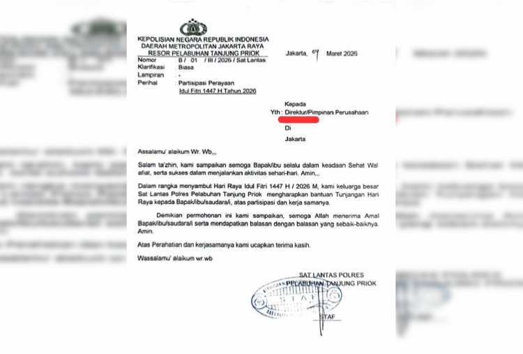 Viral Surat Permintaan THR ke Pengusaha, Kapolres Tanjung Priok Tegaskan: Bukan dari Kami