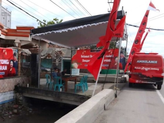 Posko Mudik DPC PDIP Kabupaten Jombang Sediakan Ambulans dan Fasilitas Gratis 24 Jam