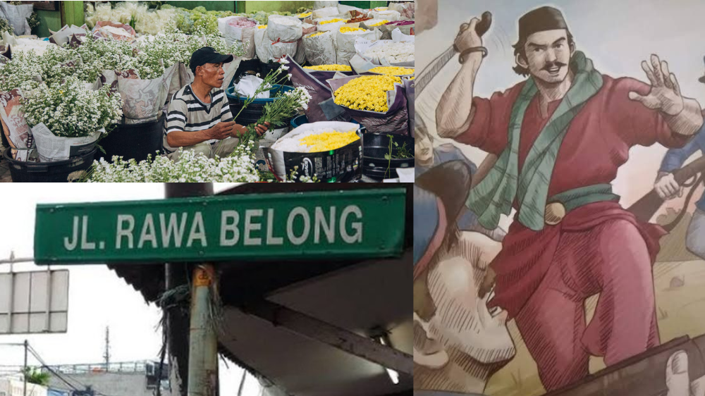 Asal Usul Jalan Rawa Belong Jakarta Barat, Dikenal sebagai Sarang Jagoan Betawi yang Penuh Bunga