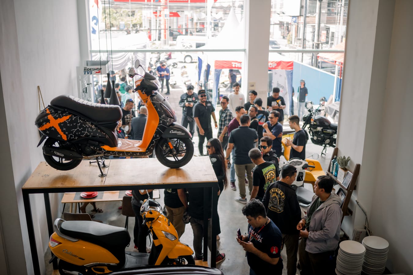 Wajah Baru TVS The Ride Shop Bali, Makin Nyaman Buat Para Konsumen
