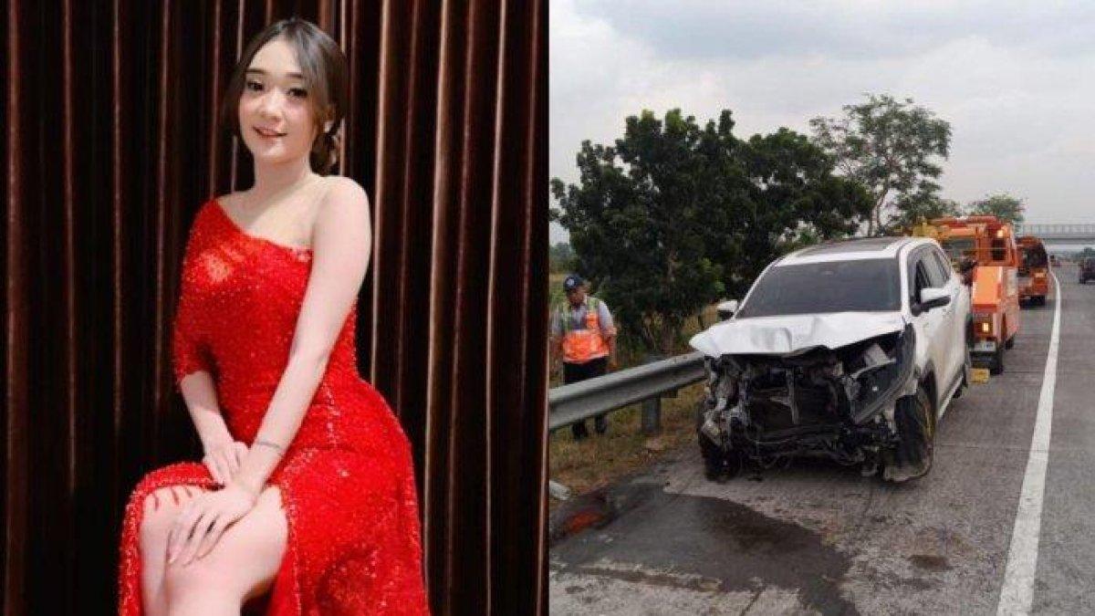 Mobil Pedangdut Difarina Indra Kecelakaan di Tol Jombang-Mojokerto, 'Hati-Hati di Jalan' 