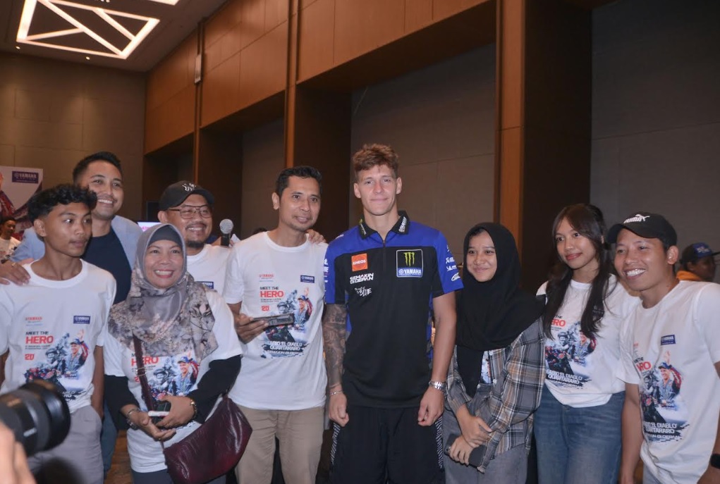 Jelang MotoGP Mandalika, Fabio Quartararo Sapa Penggemar di Lombok