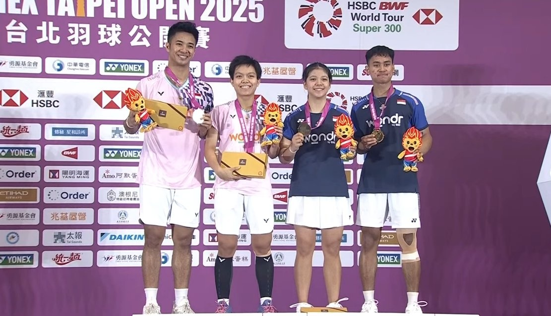 Lengkap! Hasil Final Piala Taipei Open 2025, Perang Saudara Wakil Indonesia Direbut Jafar/Felisha