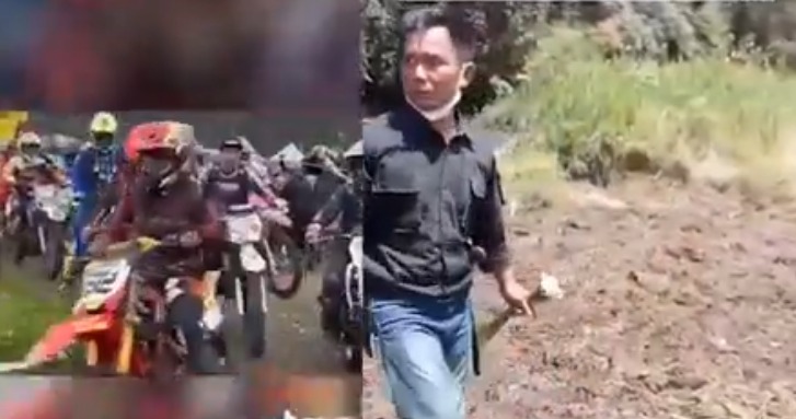 Petani Ranca Upas Ngamuk Lahan Rusak Gegara Komunitas Motor Trail, Bupati Bandung : Panitia Harus Bertanggungjawab