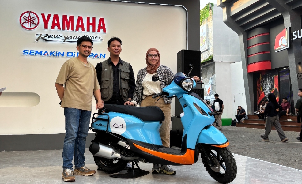 Yamaha x Kahf Hadirkan Transformasi Grand Filano Hybrid, Tampil Keren dengan Aura Modern Explorer