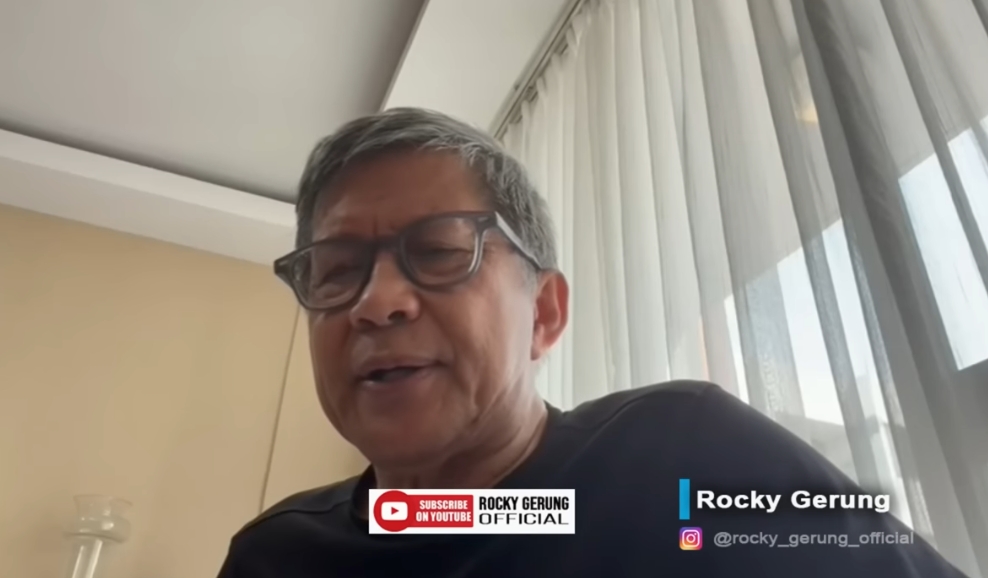 Senada Mahfud MD, Rocky Gerung Endus Skandal Markup Proyek Kereta Cepat: Jokowi Makin Sulit Menghindar