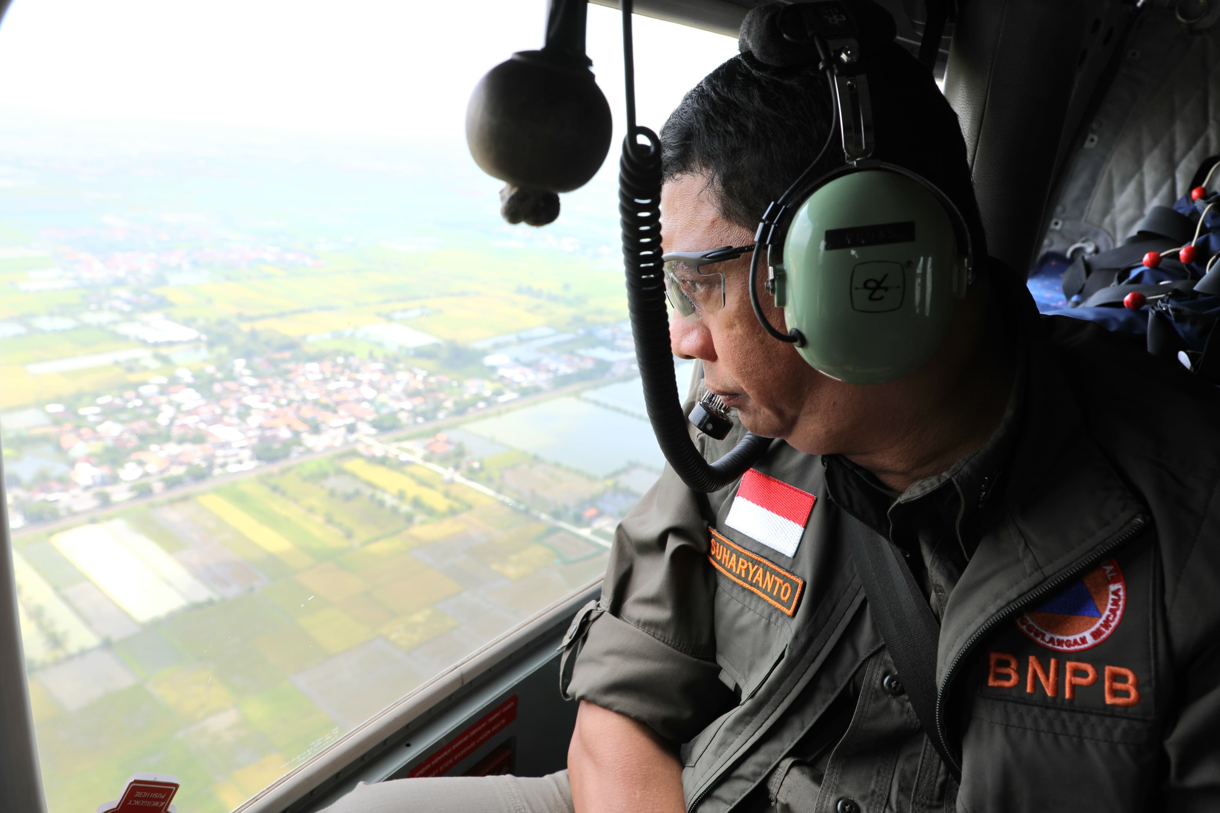 Kepala BNPB Pantau Arus Balik Jatim dari Udara: Imbau Masyarakat Tetap Waspada Bencana