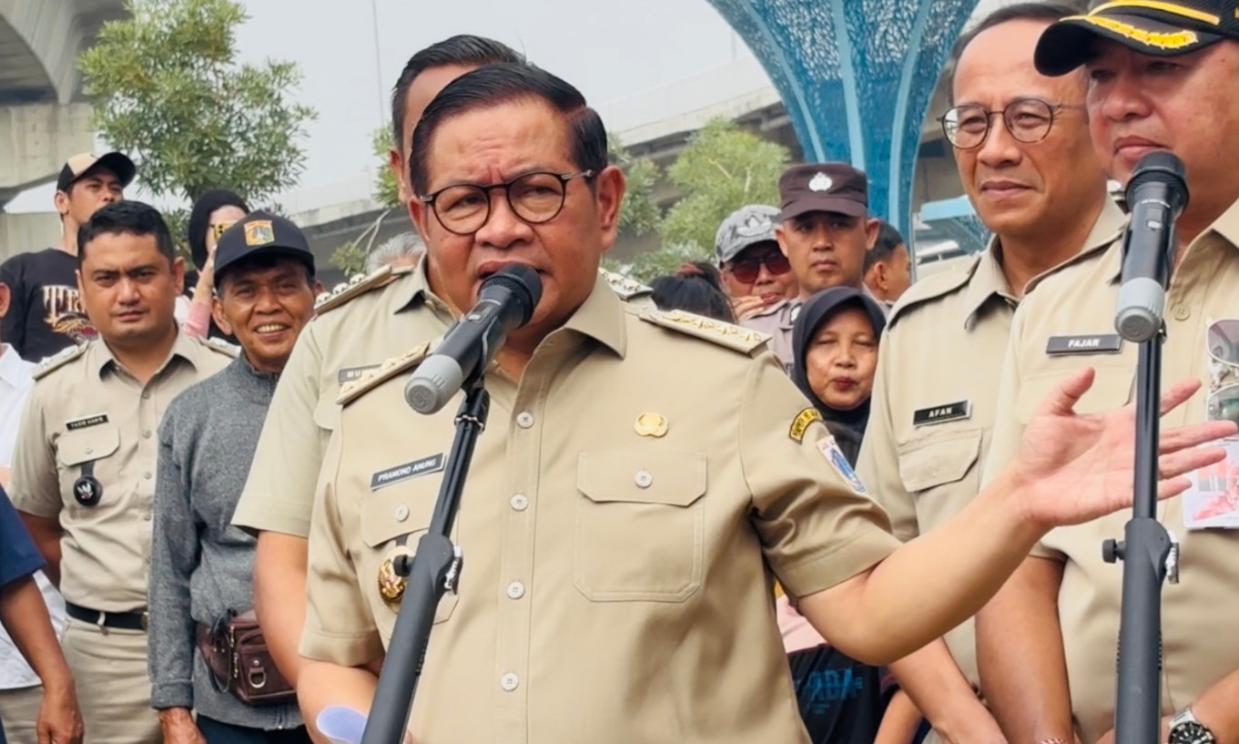 Pramono Bongkar Rahasia Banjir Jakarta Tak sampai 1 Jam sudah Surut
