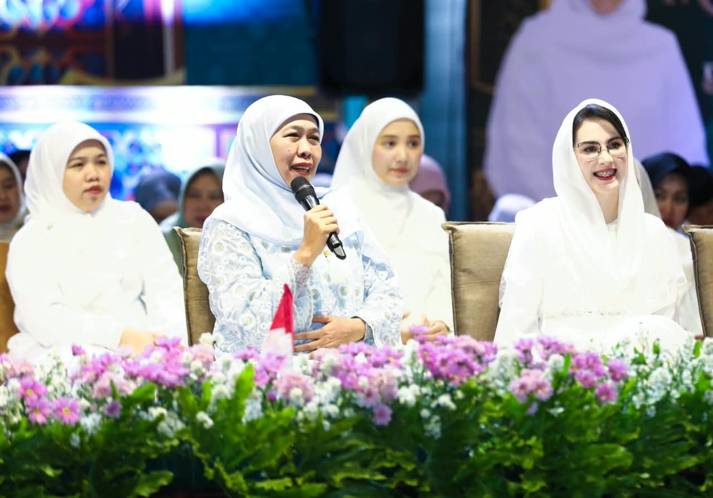 Gubernur Khofifah Gelorakan Semangat Religius Nasionalis kepada Masyarakat