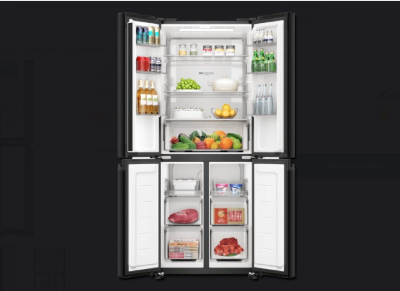 Manfaat Fitur Blue Light Tech di Kulkas, Bisa Jaga Kandungan Vitamin Buah dan Sayur