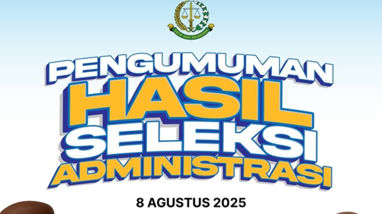Cek Link Pengumuman Seleksi Administrasi PPPK Kejaksaan 2025, Ada Namamu?