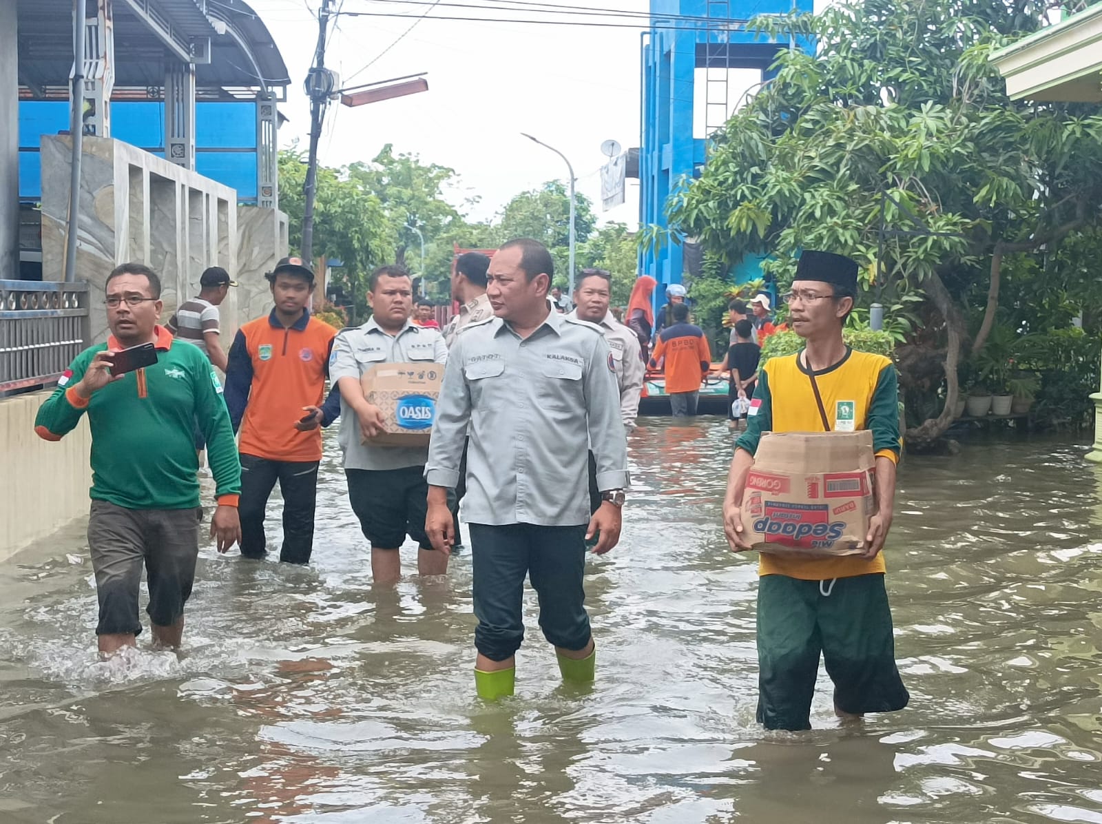 BPBD Jatim Tinjau Kondisi Warga Terdampak Banjir Pasuruan