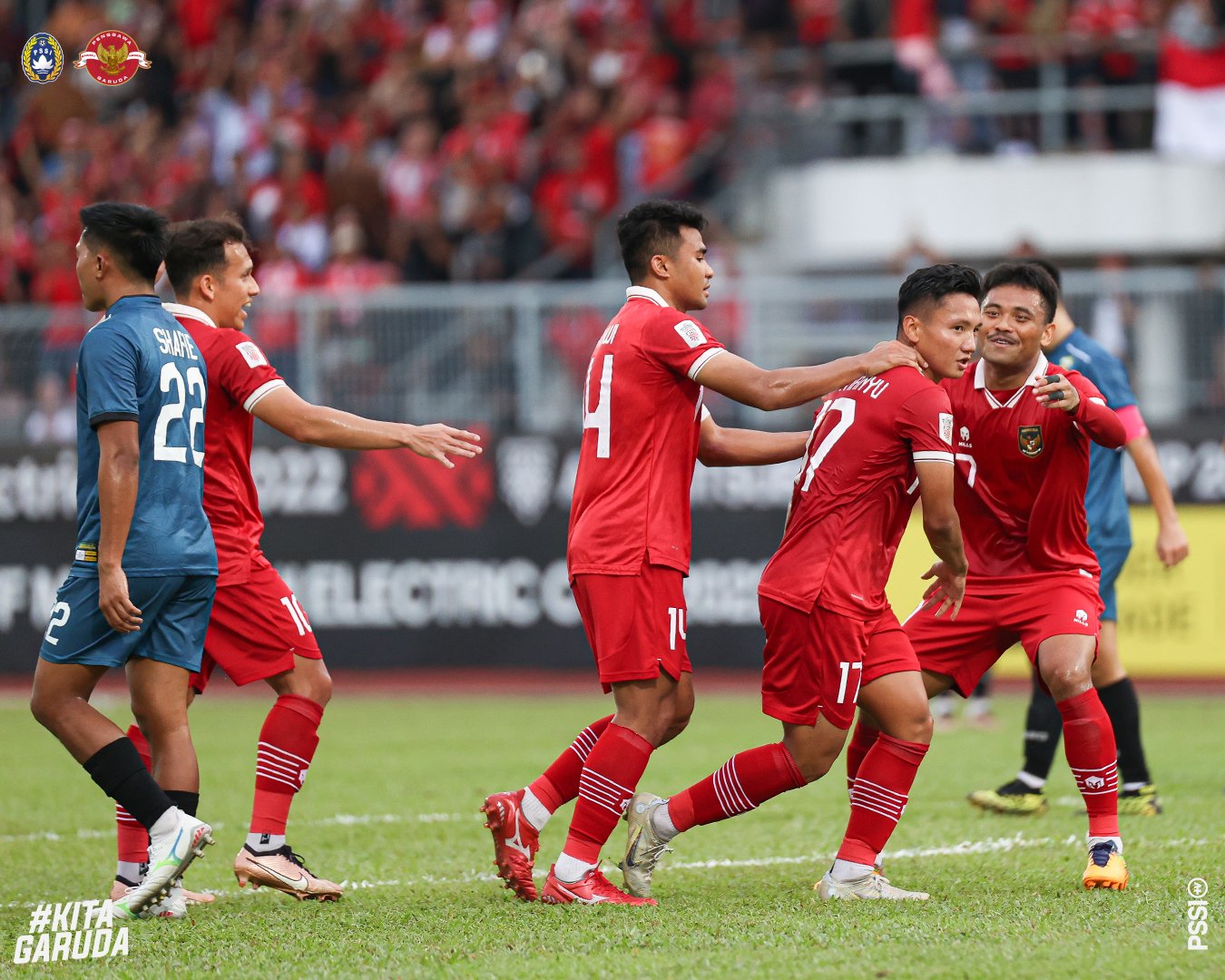 Indonesia Unggul 2-0, Brunei Main 10 Pemain, Ini Cuplikan Gol-gol di Babak Pertama