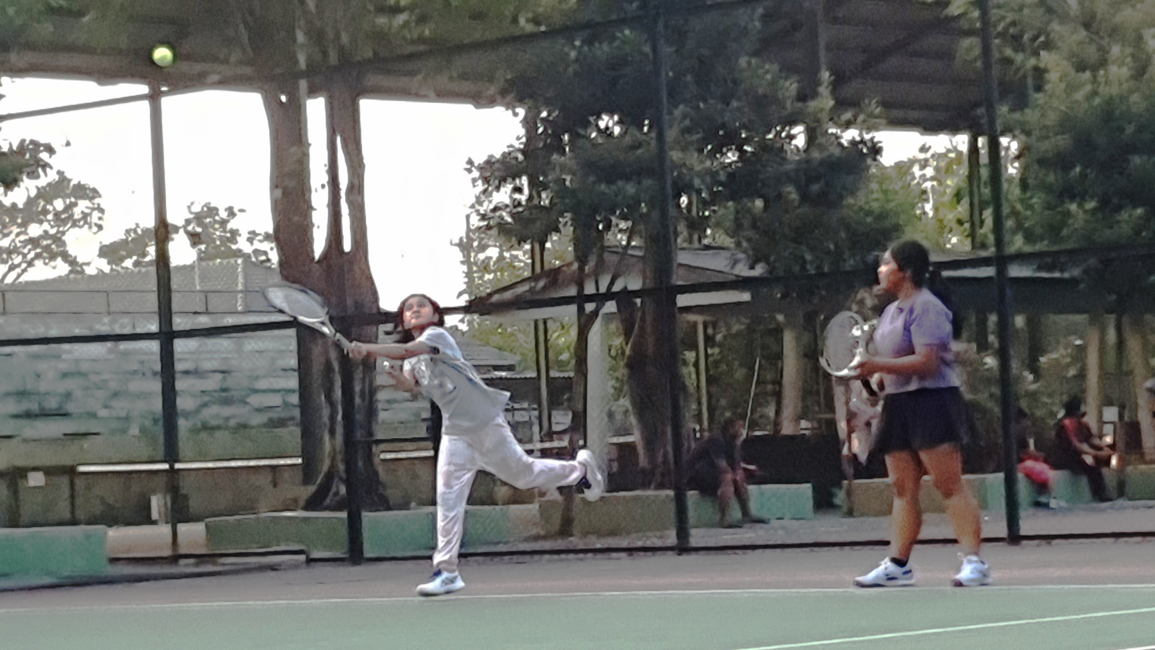 Bintang/Anisa Juarai Ganda Putri KU-12 DIsway Tennis Junior